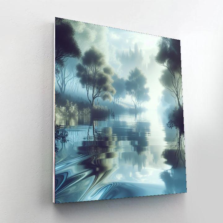 Serene River Reflection Paint By Numbers Kits