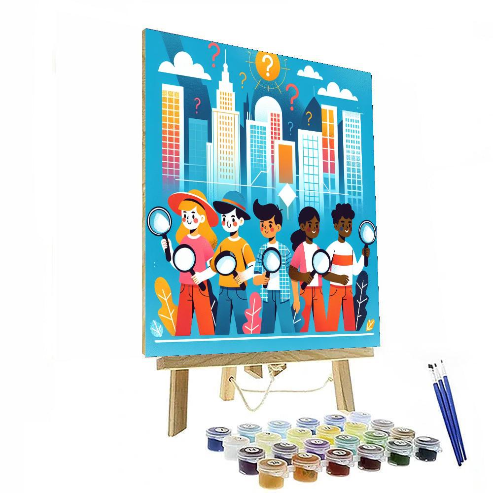 Super Sleuth Mystery Number Painting