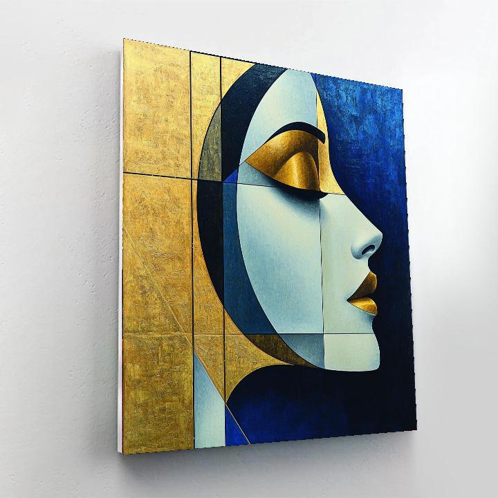 Tamara De Lempicka Inspired Deco Geometric Harmony  DIY Paint By Numbers