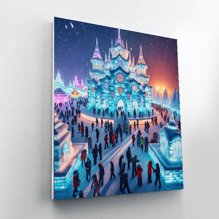 Snow And Ice Sculpture Festival - China Paint By Number