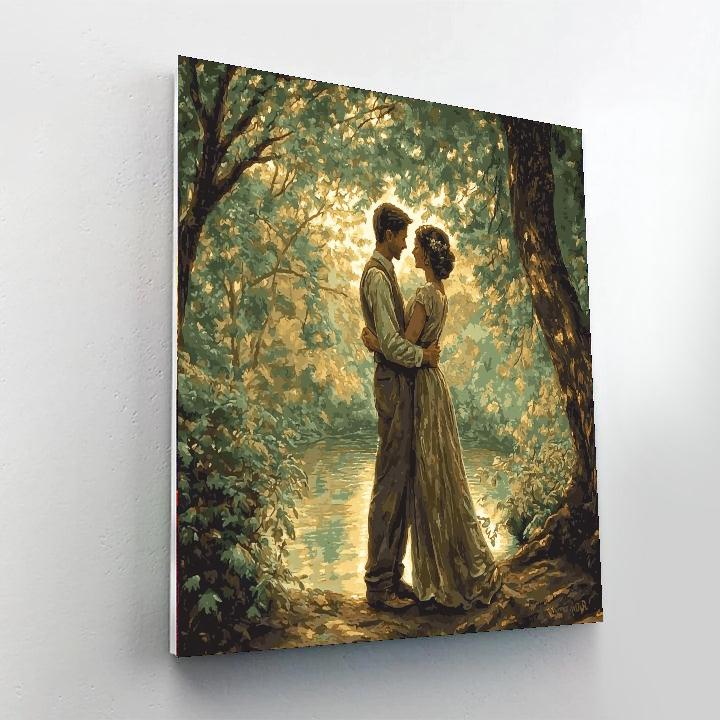 Gentle Love Among The Ferns Paint By Color