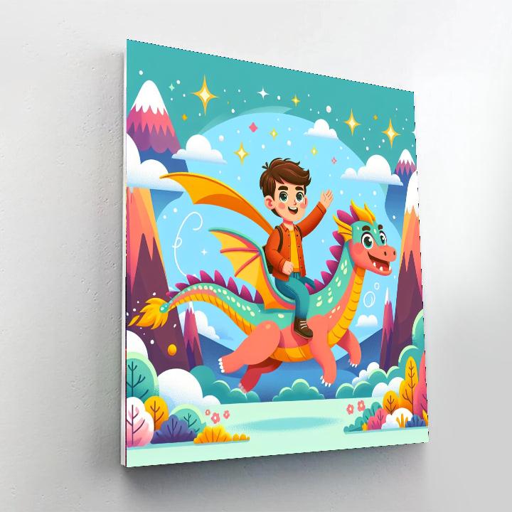 Dragon Rider Chronicles DIY Paint By Numbers