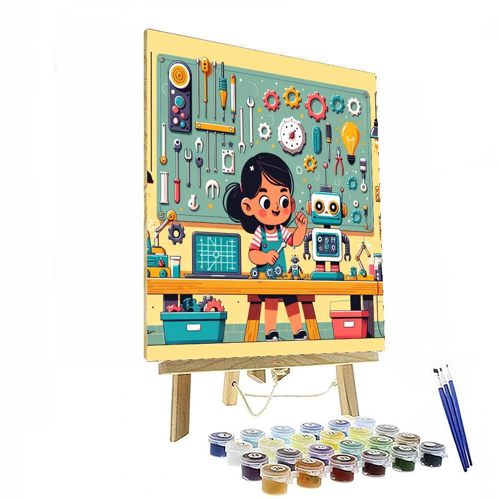 Robot Engineer Adventure Paint By Numbers Kits