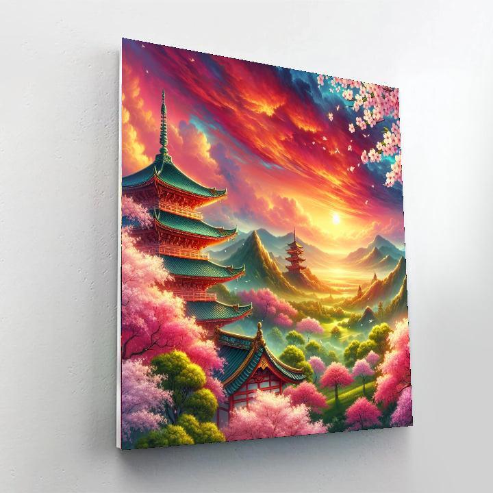 Mystical Eastern Vibes Paint By Numbers Art