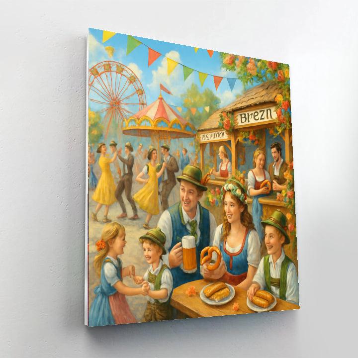 Frühlingsfest Painting Number Kit