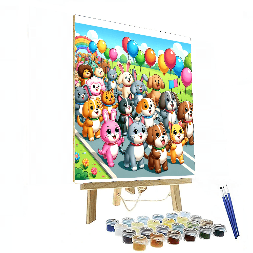 Pet Pals Parade Paint By Number