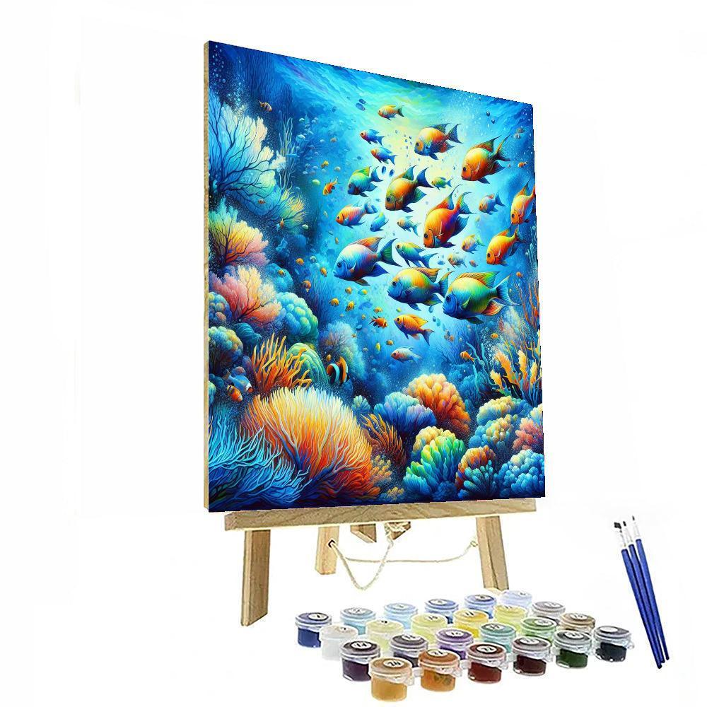 Luminous Underwater Paradise Paint By Numbers Kits