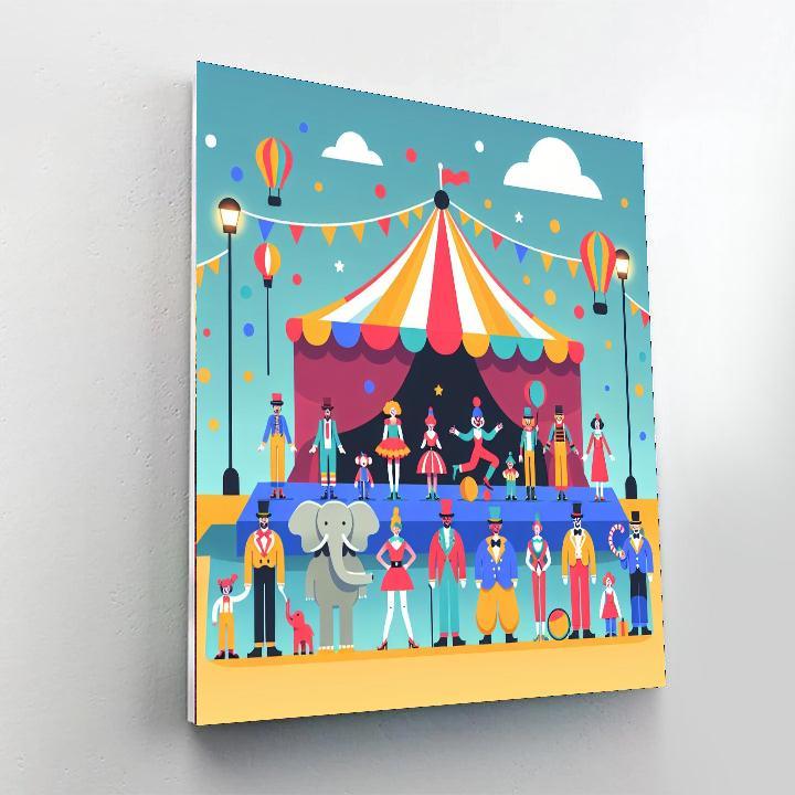 Circus Spectacular Show Paint By Number
