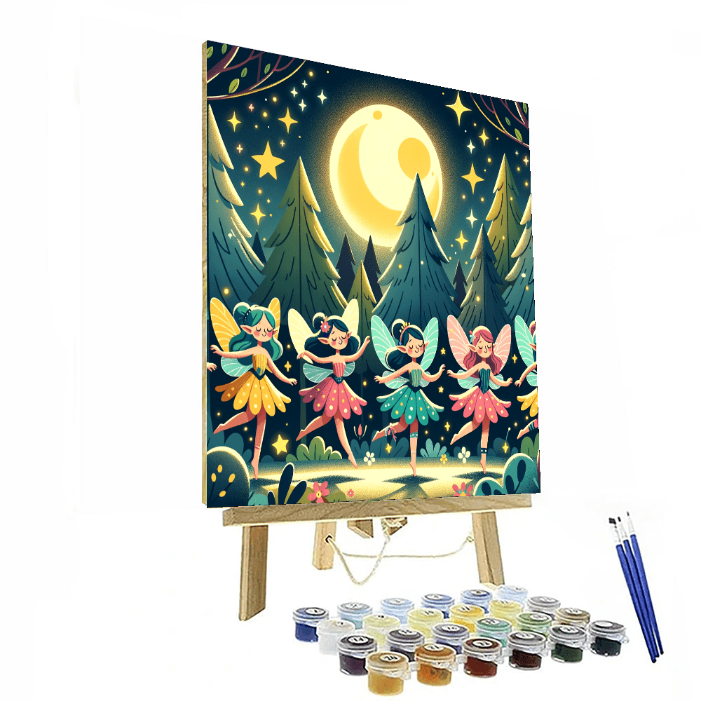 Magical Moonlit Fairies Paint By Number