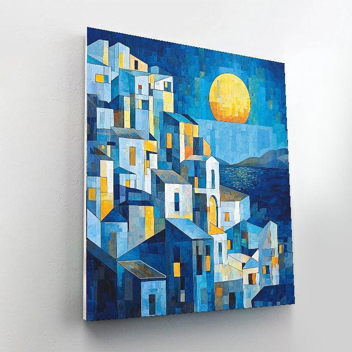 Pablo Picasso Inspired Cubist Urban Nights  Paint By Numbers Kits
