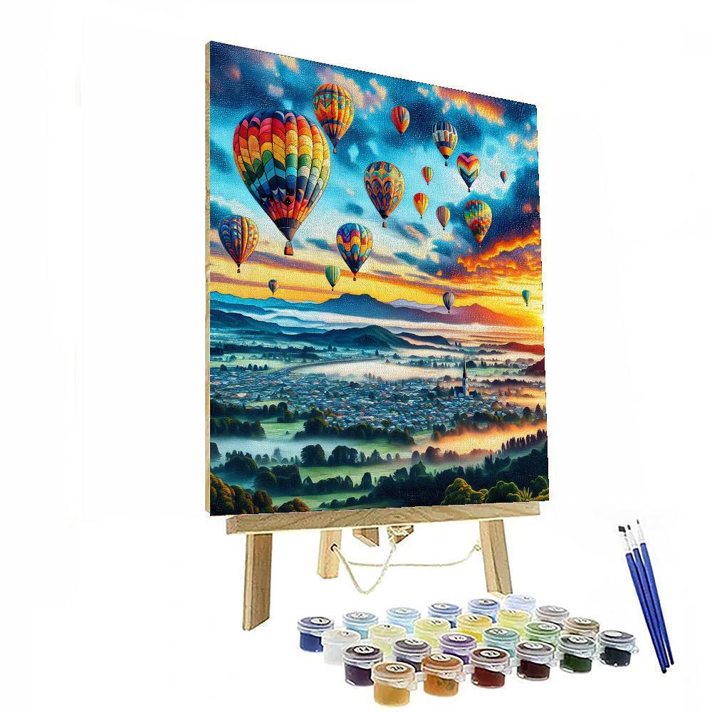 International Balloon Fiesta - New Zealand Paint By Numbers Kits