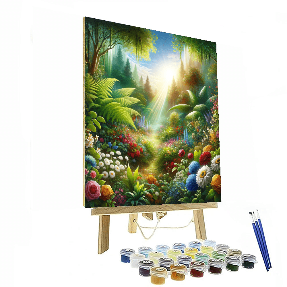 Vibrant Garden Oasis - DIY Painting By Numbers Kit – Artistry Rack