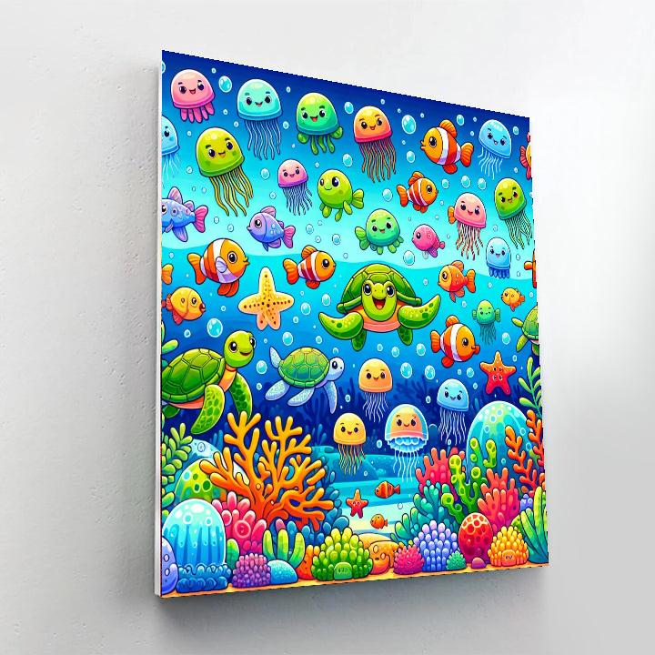 Underwater Wonders Voyage Painting By Numbers Kit