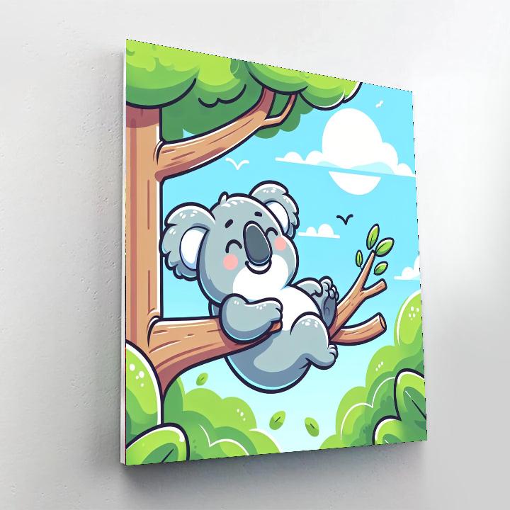 Cool Koala Paint By Numbers