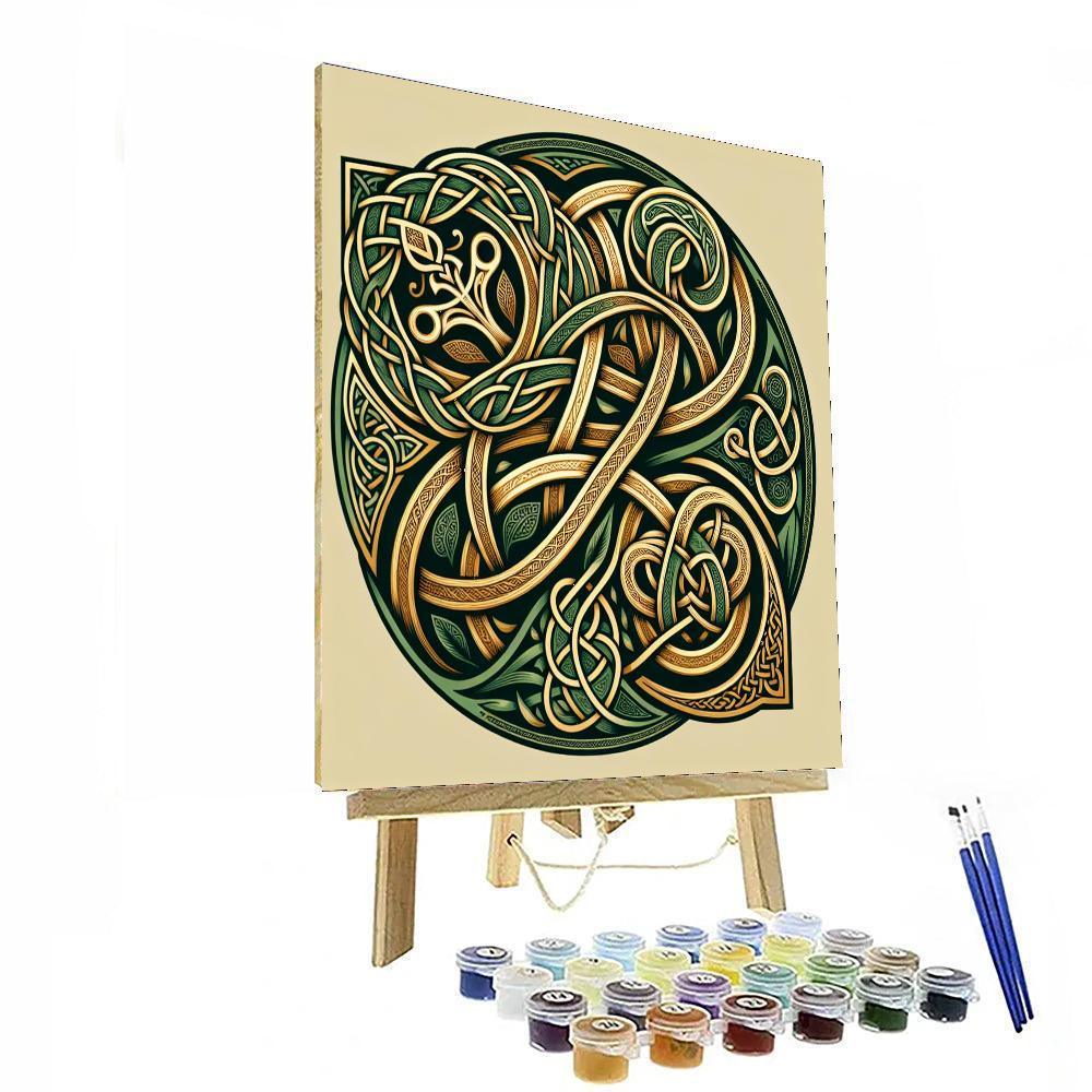 Celtic Knotwork Patterns Paint By Numbers Kits