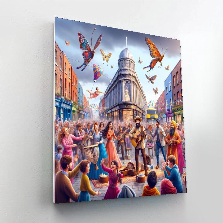 Busker Festival - Dublin Paint By Numbers Kits