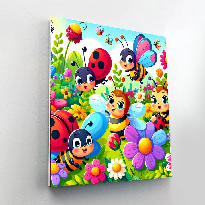 Sweet Little Insects Paint By Number