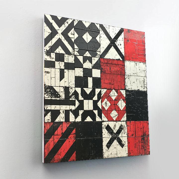 Banksy Inspired Patterns Of Resistance  Number Painting