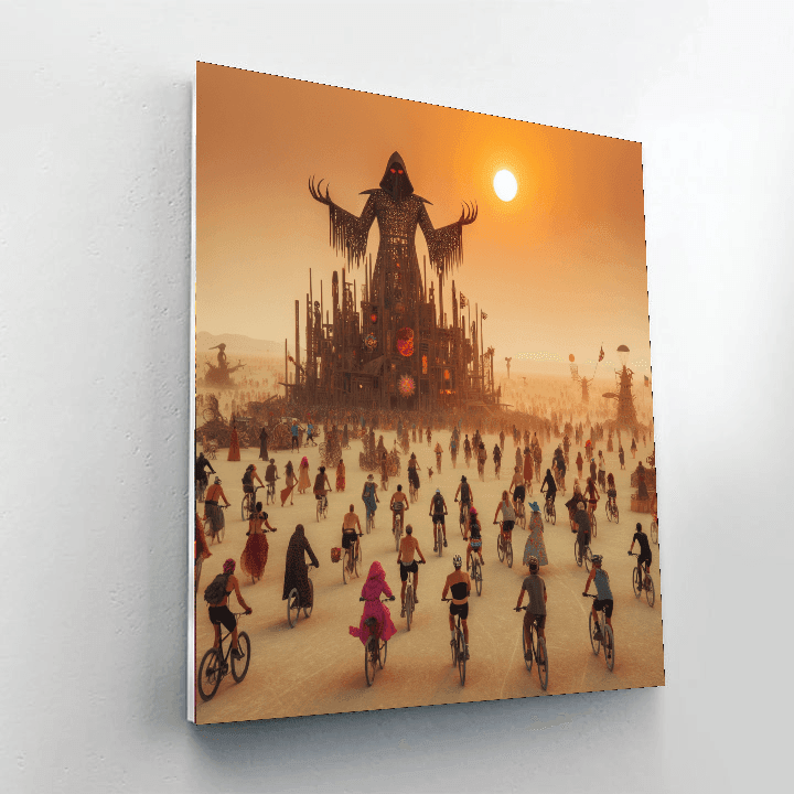 Burning Man - Usa Paint By Numbers Kits