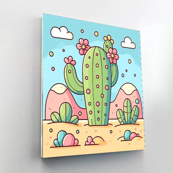 Bright Desert Sunset Paint By Number