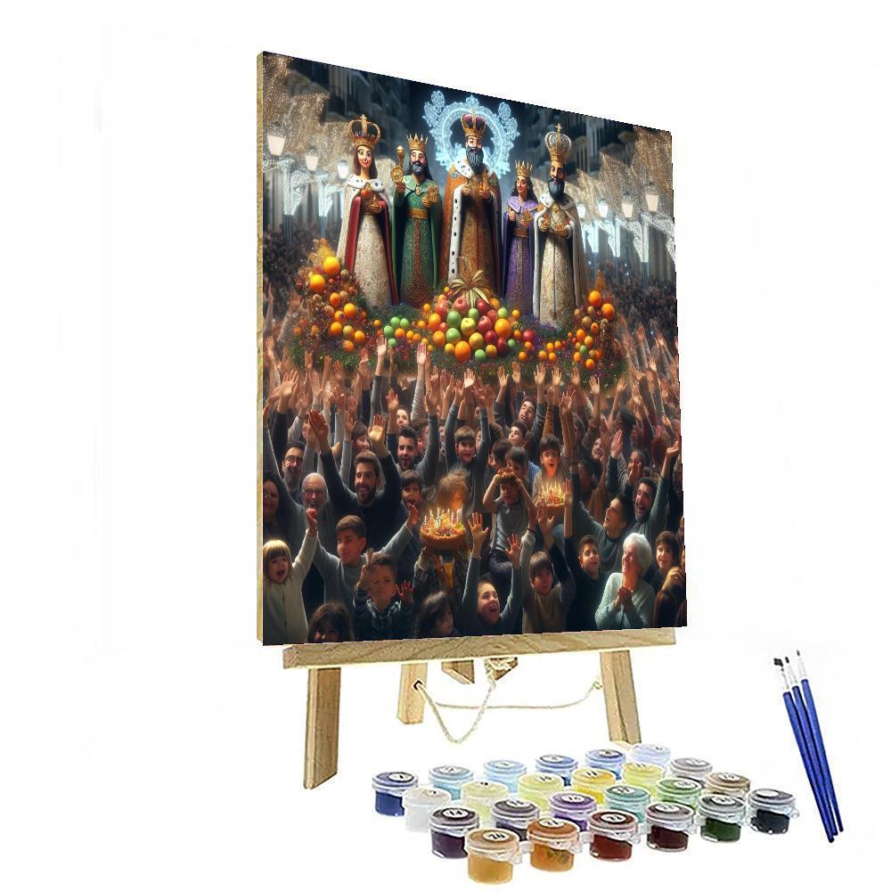 Día De Reyes Number Painting
