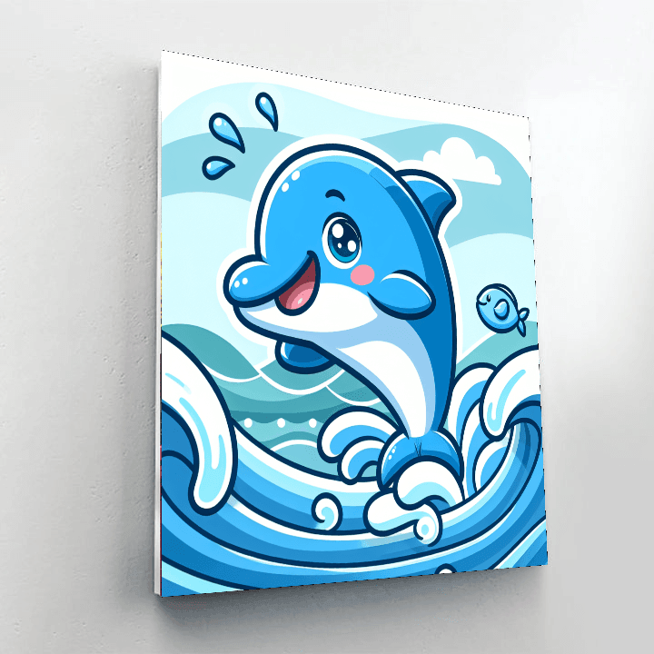 Daring Dolphin Paint By Numbers Kits