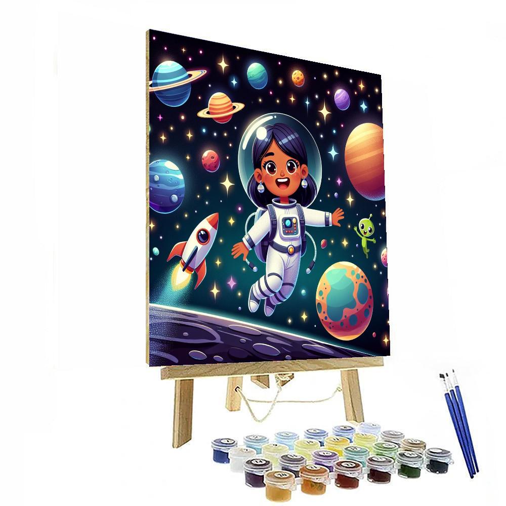 Space Voyager Adventure Painting Number Kit