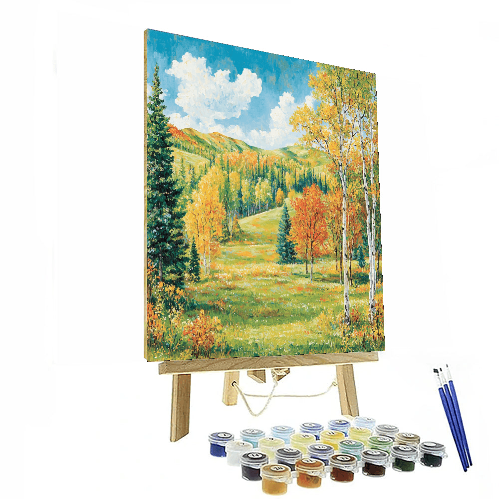 Pissarro Inspired Seasonal Splendor - DIY Painting By Numbers Kit