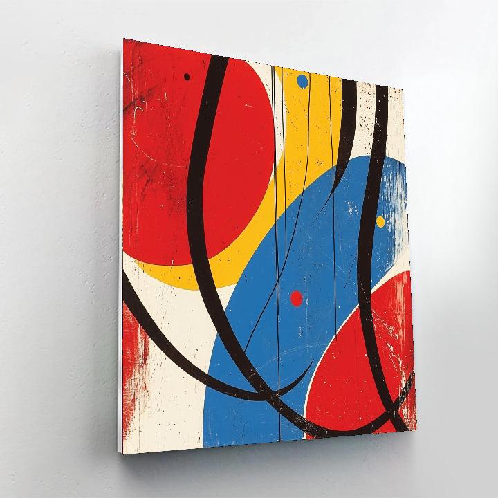 Joan Miró Inspired Dreamscape Rhythms  Paint By Numbers Art