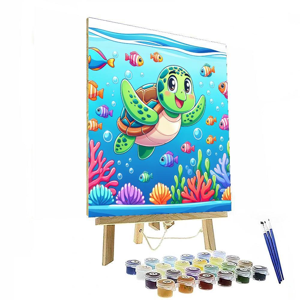 Mystic Undersea World Painting By Numbers Kit