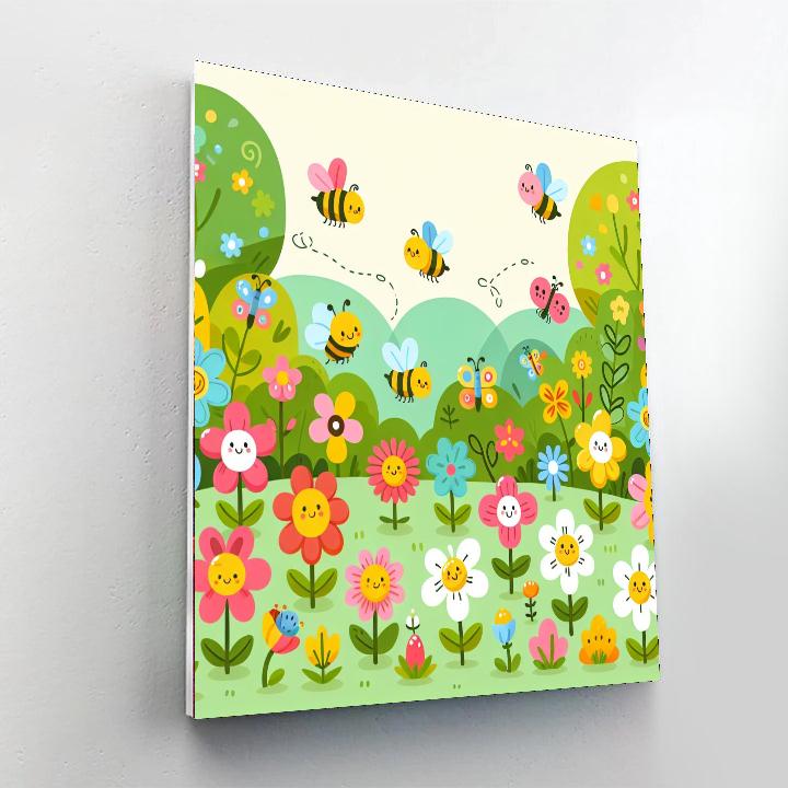 Butterfly Garden Gathering Paint By Color