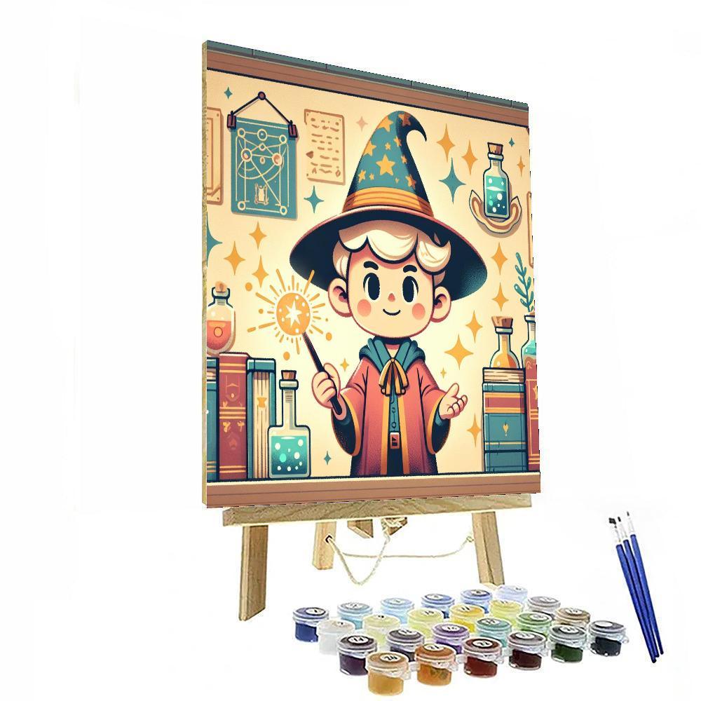 Magic School Of Wizardry Paint By Color