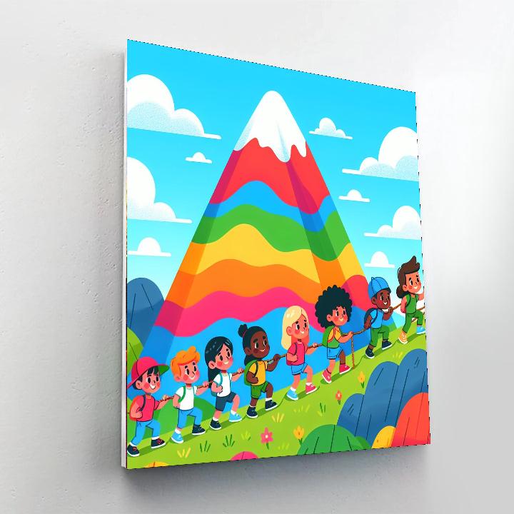 Mountain Climber Numbered Painting Kits