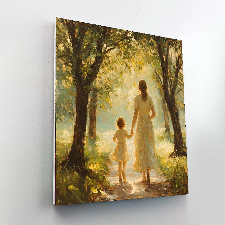 Sunlight On Shared Journeys Paint By Numbers