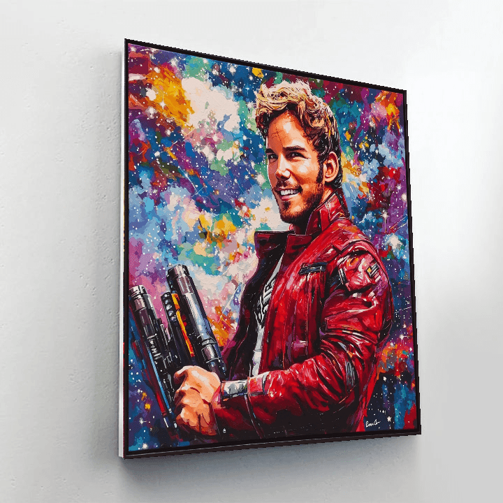 Chris Pratt: The Adventure Of A Cosmic Star-lord Paint By Number