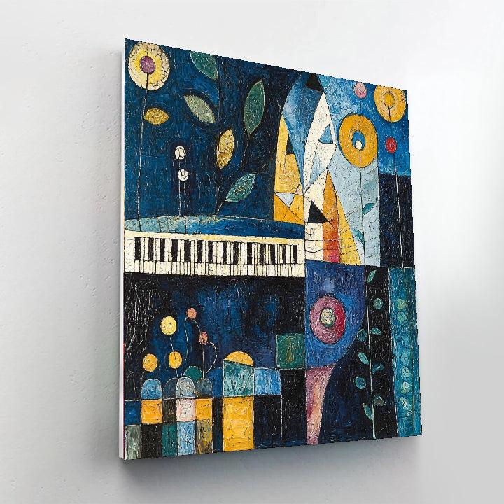 Paul Klee Inspired Symphony Of Colorscape  Numbered Painting Kits