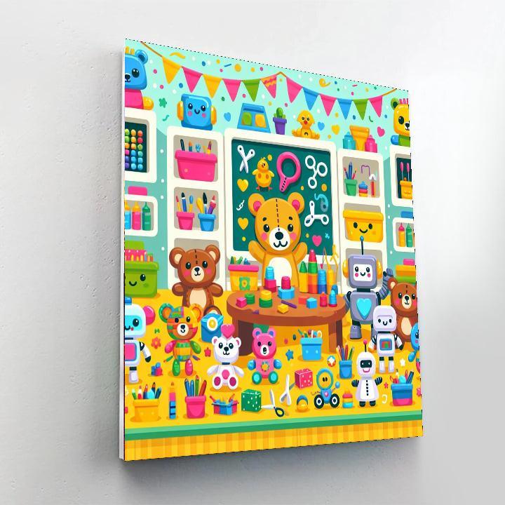 Charming Toy Workshop Paint By Numbers Kits
