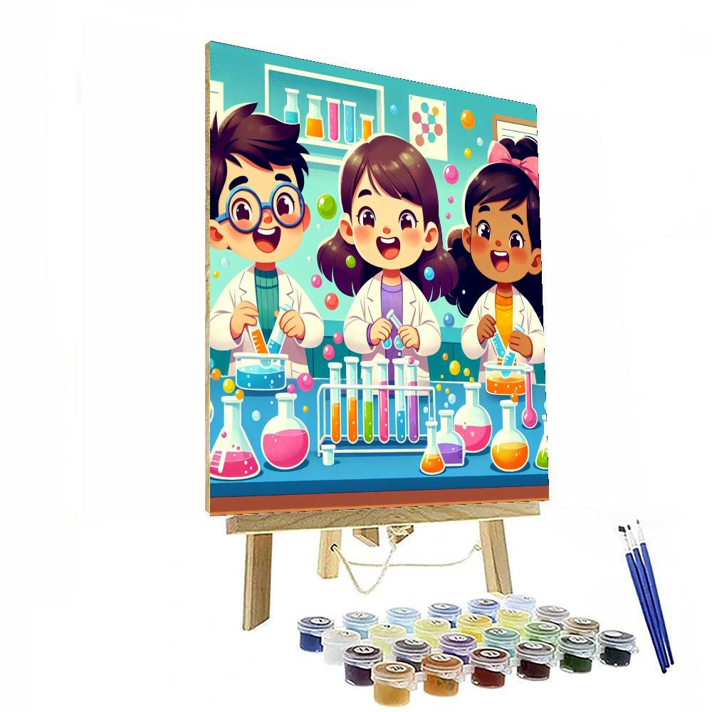 The Amazing Science Lab Number Painting