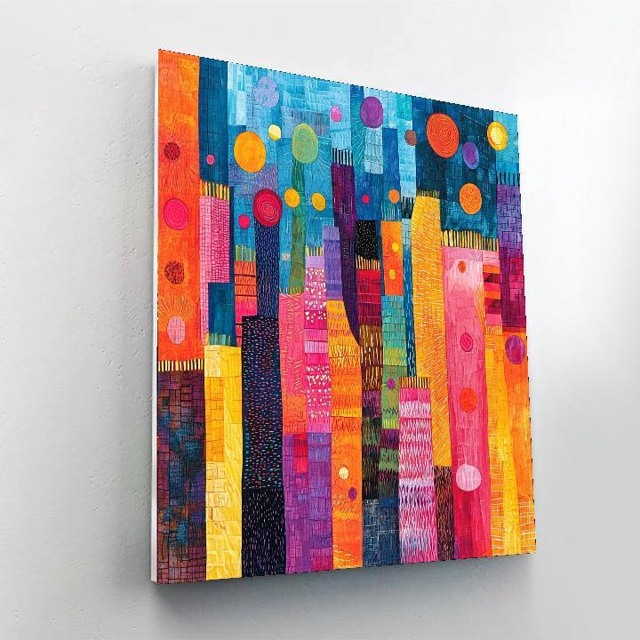 Paul Klee Inspired Artful Harmony  DIY Paint By Numbers