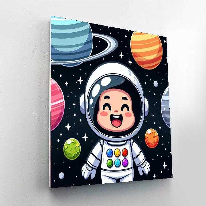 Galactic Galaxy Getaway Painting By Numbers Kit