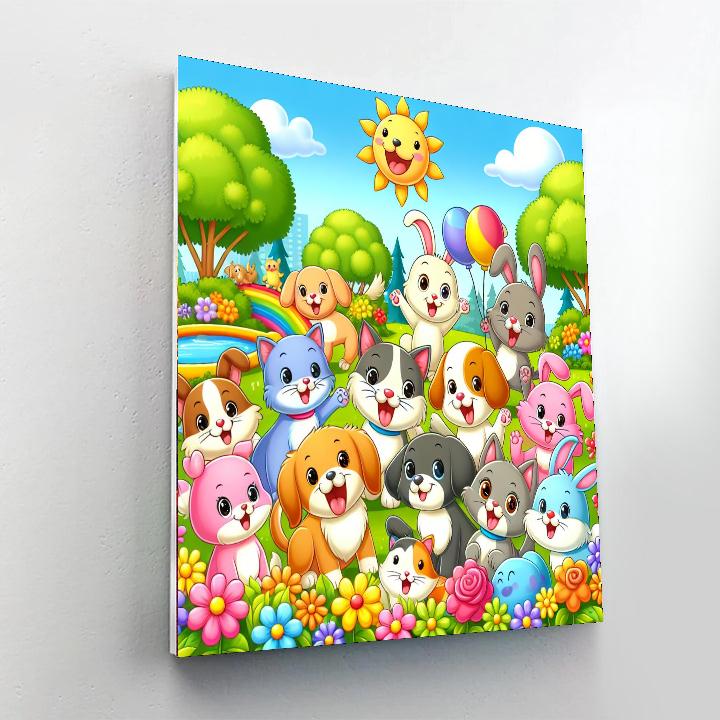 Magical Pet Adventures DIY Paint By Numbers