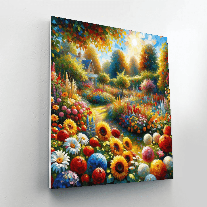 Bright Summer Blooms Paint By Numbers Kits