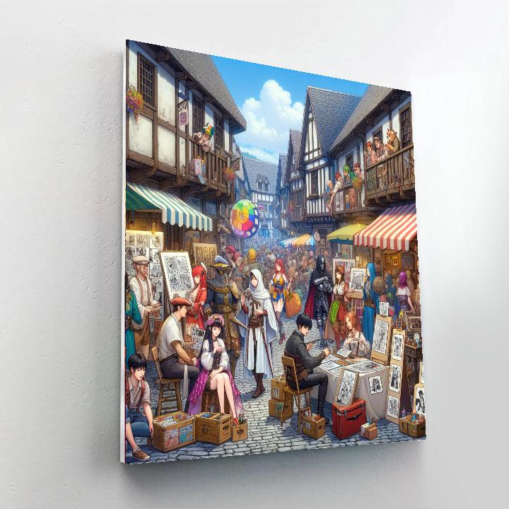 Lucca Comics And Games - Italy Paint By Numbers Kits