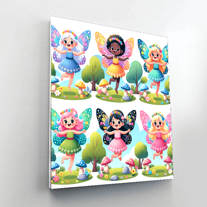 Magical Fairy Land Painting By Numbers Kit