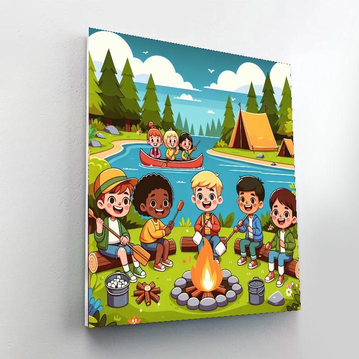 Summer Camp Adventures Paint By Numbers