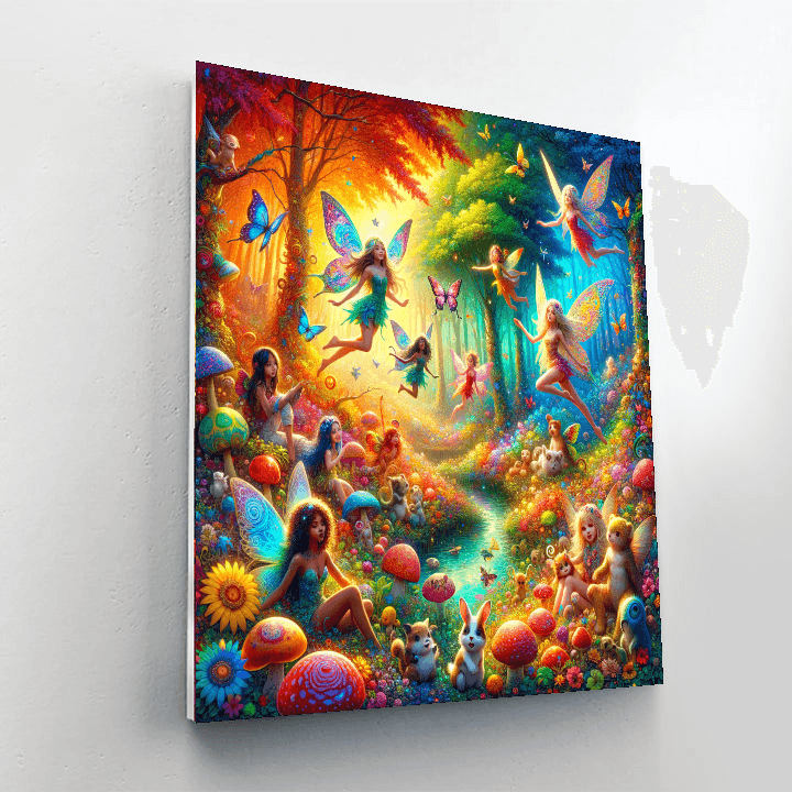 Charming Fairy Tale Woods DIY Paint By Numbers