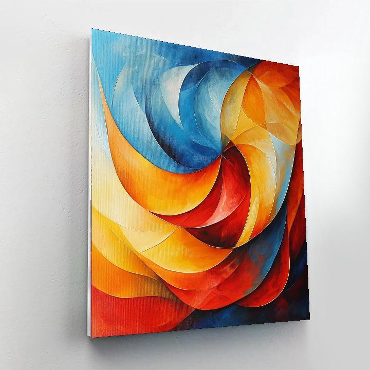 Michelangelo Inspired Vibrant Energy  Painting Number Kit