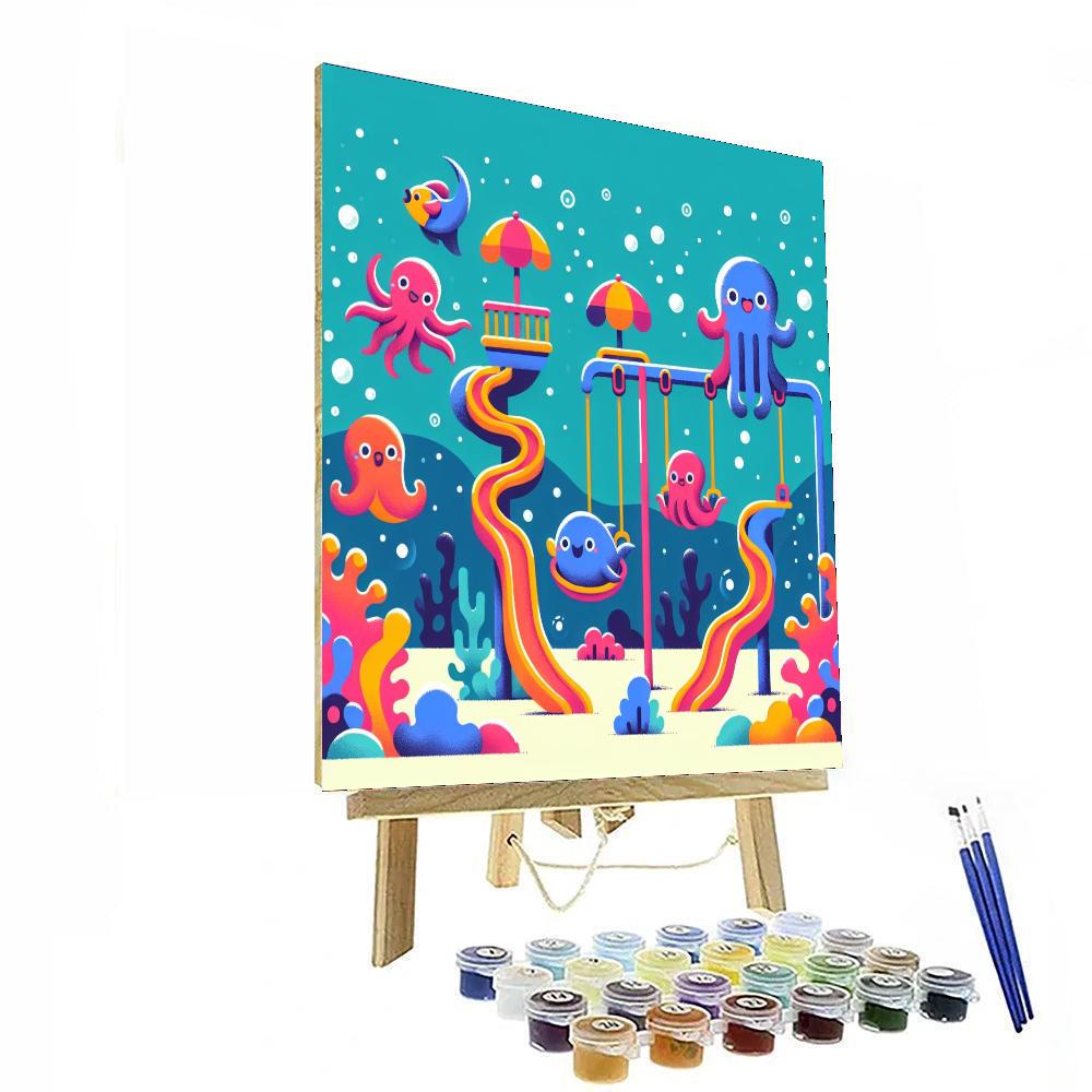 Underwater Adventure Park Paint By Number