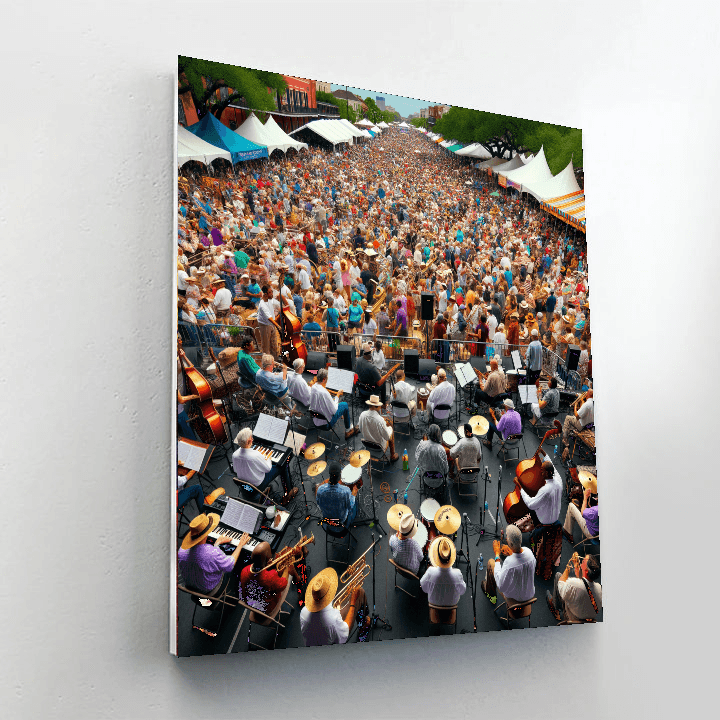 Jazz & Heritage Festival - New Orleans, Usa Painting Number Kit