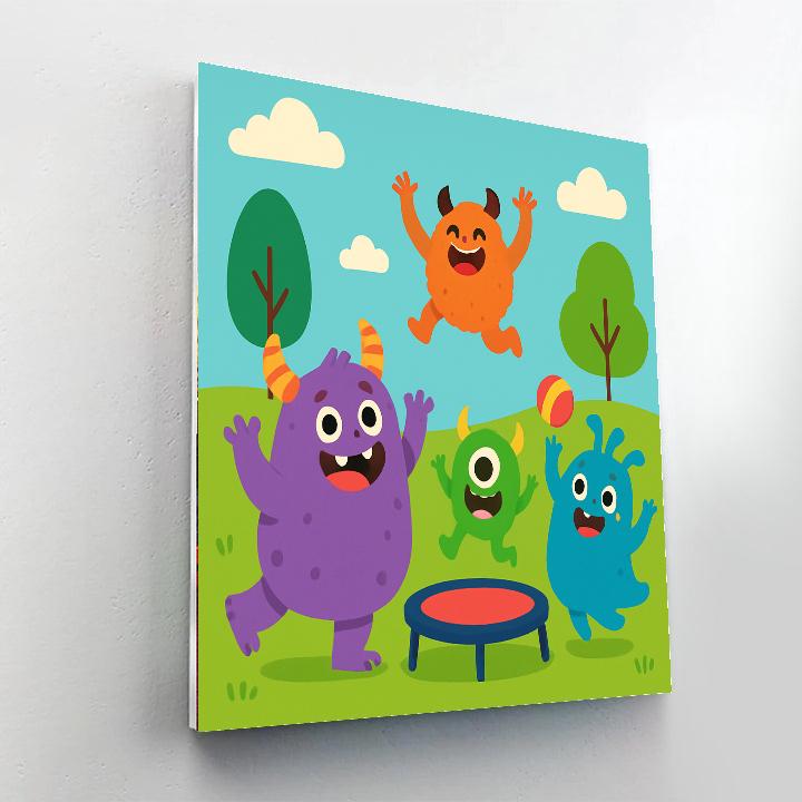Creative Monster Friends Paint By Numbers Kits